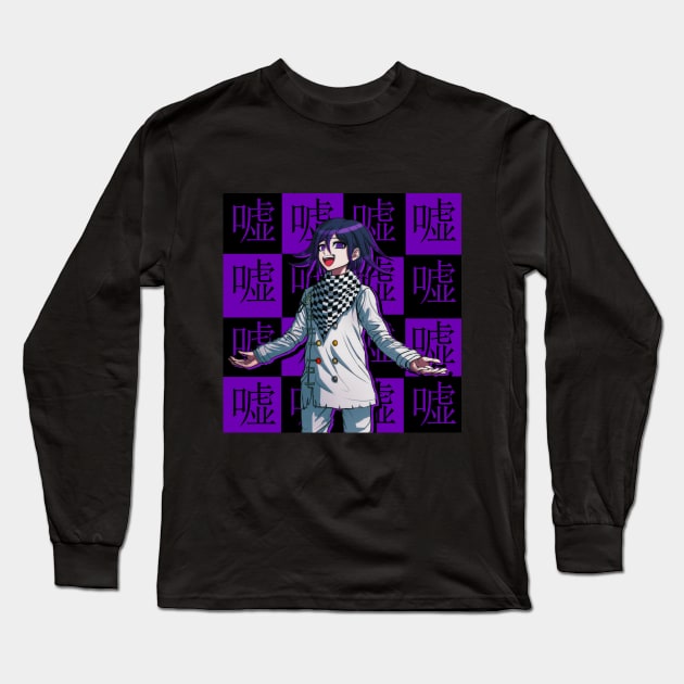 Kokichi Oma - Lie Long Sleeve T-Shirt by valival